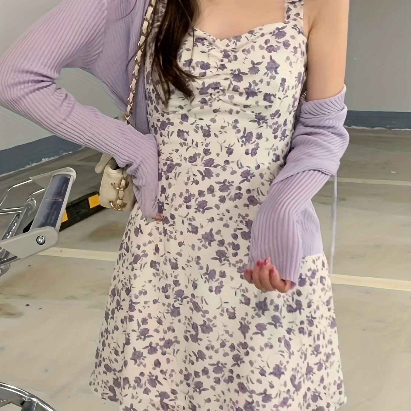 First Love Floral Camisole Dress, New Summer Edition - Versatile and Lightweight for Women